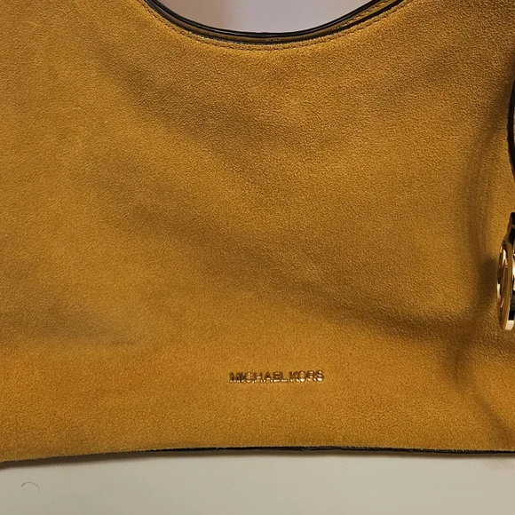 Michael Kors Suede Leather Shoulder Bag - Picture 6 of 7